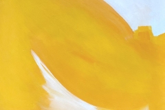 Yellow on White   36” x 35”