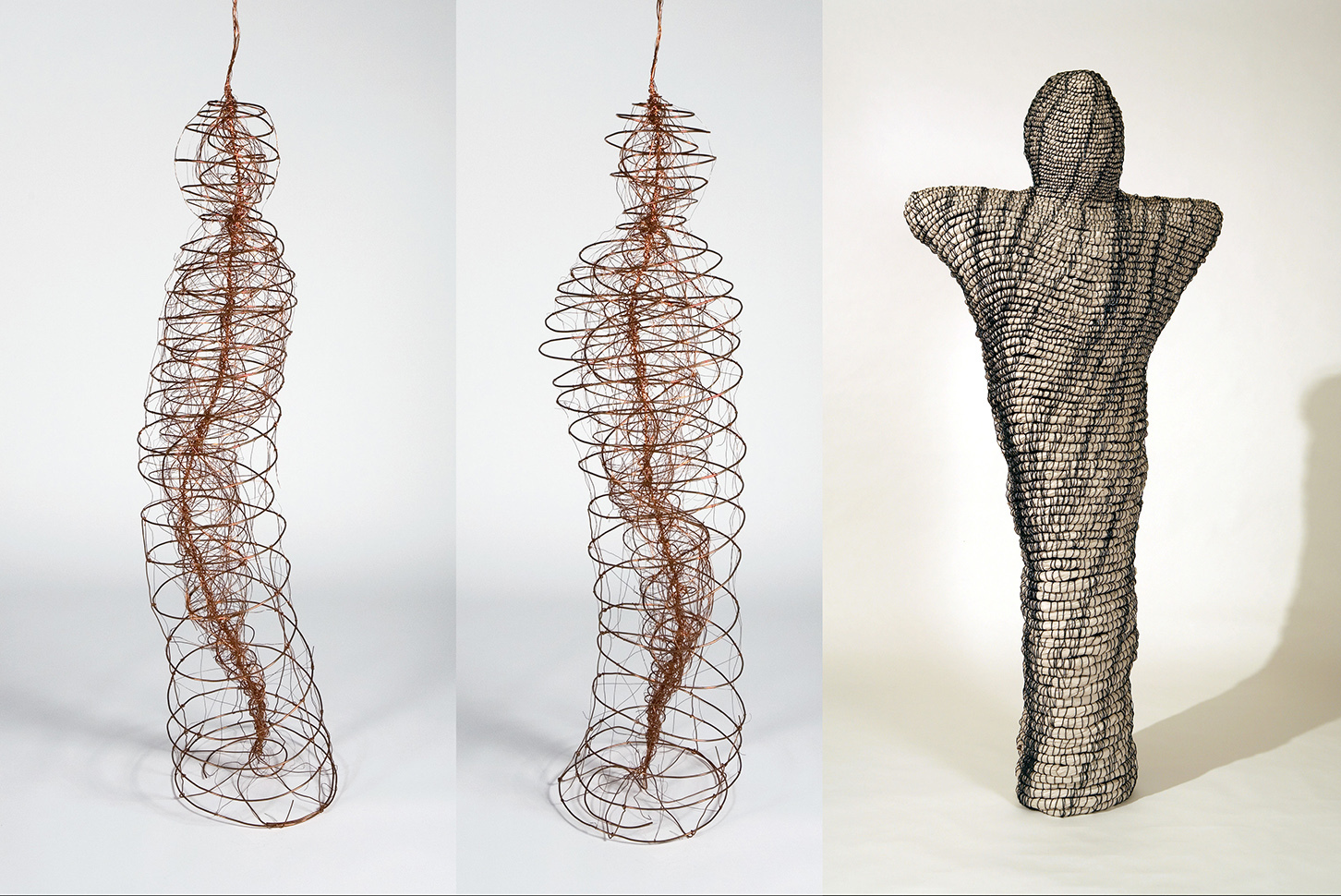Tornado Figure and Bound 2007 Wire and Paper 5' 9" tall