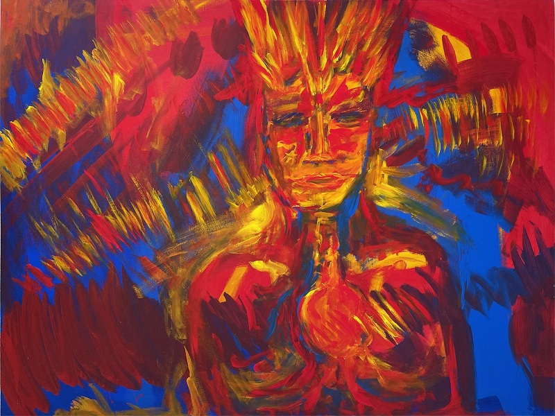 Realization    4' x 3'    Acrylic on Board