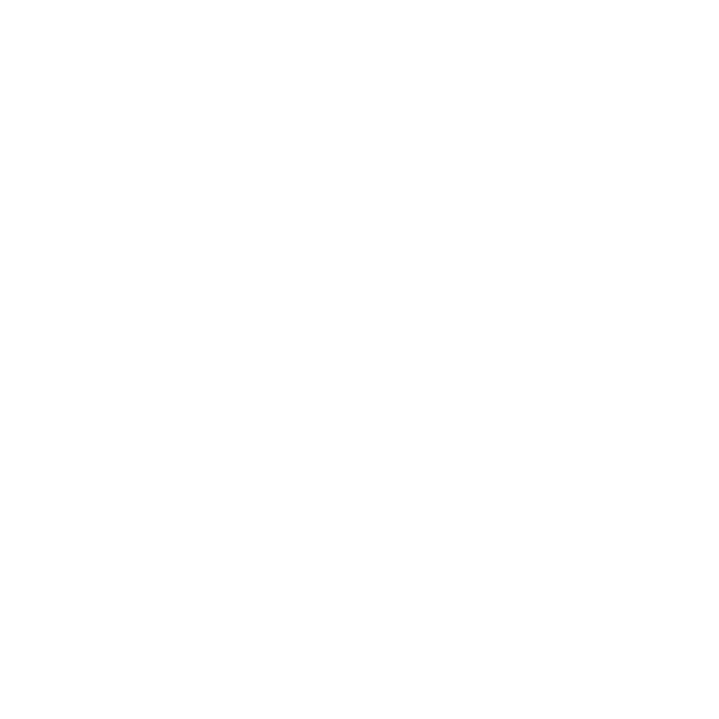 White circle with horizontal white lines on a transparent background.